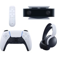 Бандл SONY PlayStation 5 Dualsense + Pulse 3D Wireless + Media Remote + HD Camera