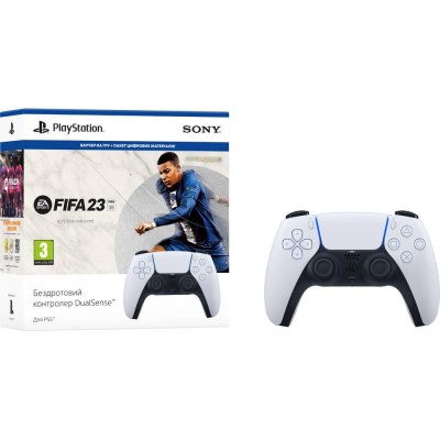 Геймпад PLAYSTATION PS55 Dualsense White + FIFA 23 (9440796) Геймпад PLAYSTATION PS55 Dualsense White + FIFA 23 (9440796)
