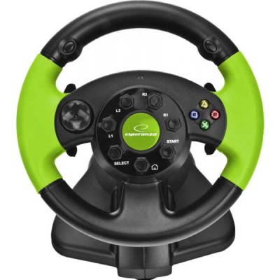 Кермо ESPERANZA EG104 Black/Green Кермо ESPERANZA EG104 Black/Green