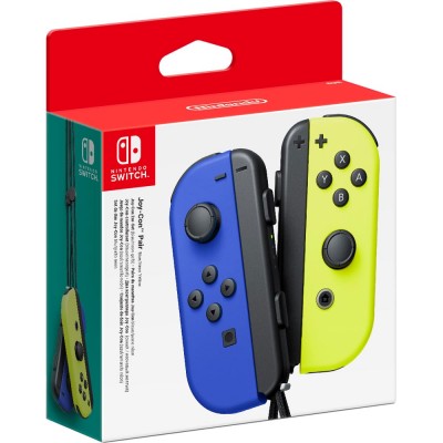 Набір 2 контролера Nintendo Joy-Con Controller Neon Blue/Yellow (45496431303) Набір 2 контролера Nintendo Joy-Con Controller Neon Blue/Yellow (45496431303)