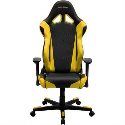 Крісло DXRACER RACING OH/RE0/NY чорне/жовті вставки Крісло DXRACER RACING OH/RE0/NY чорне/жовті вставки