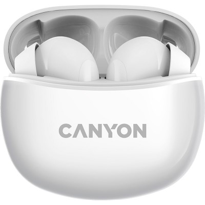 Гарнітура CANYON TWS-5 Bluetooth White (CNS-TWS5W)
