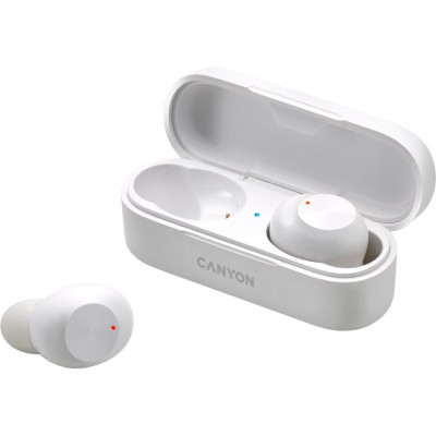 Гарнітура CANYON TWS-1 White (CNE-CBTHS1W) Гарнітура CANYON TWS-1 White (CNE-CBTHS1W)