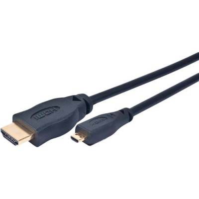 Кабель CABLEXPERT HDMI/micro HDMI 1.8 м (CC-HDMID-6) Кабель CABLEXPERT HDMI/micro HDMI 1.8 м (CC-HDMID-6)