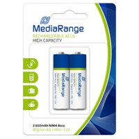 Акумулятори MEDIARANGE NiMH AA, HR6 1.2V 2шт (MRBAT123) Акумулятори MEDIARANGE NiMH AA, HR6 1.2V 2шт (MRBAT123)