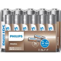 Батарейки PHILIPS AA + AAA Entry Alkaline 1.5V LR6 х 10 шт + LR03 х 6 шт (LR036A16F/10) Батарейки PHILIPS AA + AAA Entry Alkaline 1.5V LR6 х 10 шт + LR03 х 6 шт (LR036A16F/10)