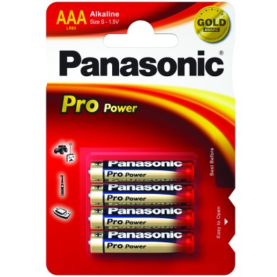Батарейки PANASONIC LR03 Pro Power 4 шт (LR03XEG/4BP) Батарейки PANASONIC LR03 Pro Power 4 шт (LR03XEG/4BP)