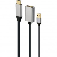 Кабель CABLEXPERT HDMI - DisplayPort (A-HDMIM-DPF-02) Кабель CABLEXPERT HDMI - DisplayPort (A-HDMIM-DPF-02)