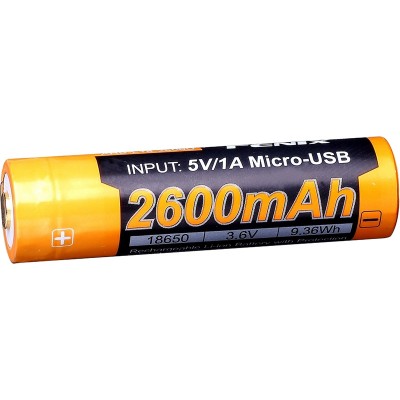 Акумулятор FENIX 18650 2600 мАг (ARB-L18-2600U) Акумулятор FENIX 18650 2600 мАг (ARB-L18-2600U)