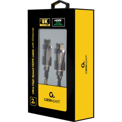 Кабель Cablexpert HDMI V. 2. 1 2м Black (CCBP-HDMI8K-2M) Кабель Cablexpert HDMI V. 2. 1 2м Black (CCBP-HDMI8K-2M)