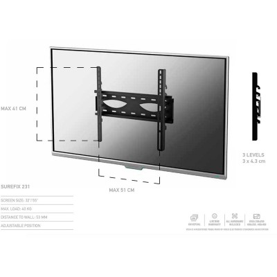 Кронштейн SONOROUS SUREFIX 231 Кронштейн SONOROUS SUREFIX 231