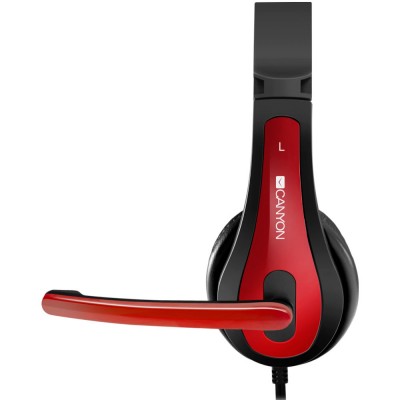 Гарнітура CANYON HSC-1 Black-Red (CNS-CHSC1BR) Гарнітура CANYON HSC-1 Black-Red (CNS-CHSC1BR)