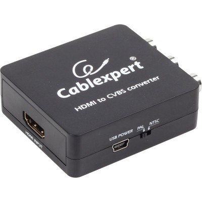 Перехідник CABLEXPERT AV - HDMI Black (DSC-HDMI-CVBS-001)