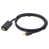 Кабель CABLEXPERT Mini DisplayPort - HDMI 1.8 м, Black (CC-mDP-HDMI-6) Кабель CABLEXPERT Mini DisplayPort - HDMI 1.8 м, Black (CC-mDP-HDMI-6)