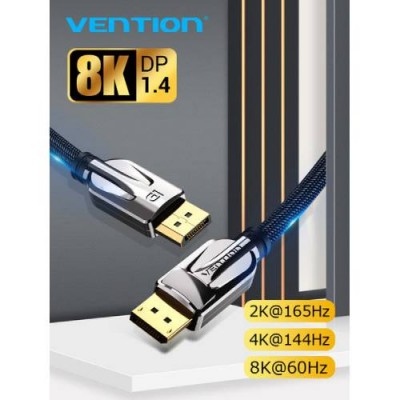 Кабель VENTION DisplayPort v1.4 2 м Black (HCABH) Кабель VENTION DisplayPort v1.4 2 м Black (HCABH)