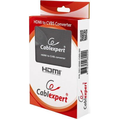 Перехідник CABLEXPERT AV - HDMI Black (DSC-HDMI-CVBS-001)