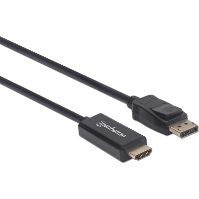 Кабель INTRACOM Manhattan DisplayPort M - HDMI M 1 м Black (153195) Кабель INTRACOM Manhattan DisplayPort M - HDMI M 1 м Black (153195)