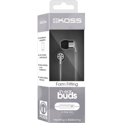 Гарнітура KOSS KEB25iW White (189650.101) Гарнітура KOSS KEB25iW White (189650.101)