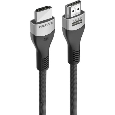 Кабель Promate PrimeLink8K-150 HDMI-HDMI 2.1 UHD HDR 5 м Grey (primelink8k-500.grey) Кабель Promate PrimeLink8K-150 HDMI-HDMI 2.1 UHD HDR 5 м Grey (primelink8k-500.grey)