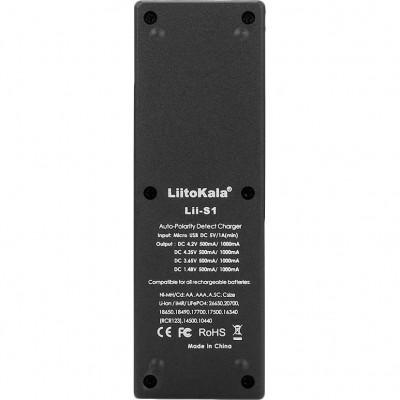 Зарядний пристрій LIITOKALA Lii-S1 Зарядний пристрій LIITOKALA Lii-S1