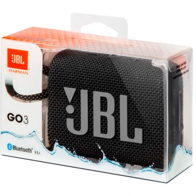 Портативна акустика JBL GO 3 Black (JBLGO3BLK)