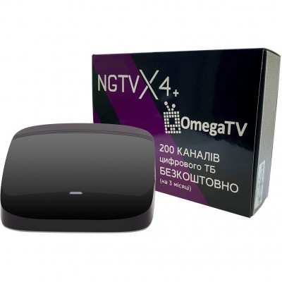 Медіаплеєр NGTV X4 + подписка omega tv Медіаплеєр NGTV X4 + подписка omega tv