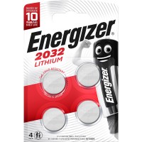 Батарейка ENERGIZER CR2032 Lithium 4 шт (E300830102) Батарейка ENERGIZER CR2032 Lithium 4 шт (E300830102)
