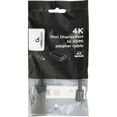Адаптер CABLEXPERT Mini DisplayPort - HDMI (A-mDPM-HDMIF4K-01)
