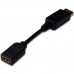 Перехідник DIGITUS DisplayPort to HDMI (AM/AF) 0.15 m Black (AK-340408-001-S)