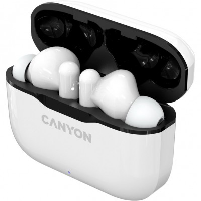 Гарнітура CANYON TWS-3 White (CNE-CBTHS3W) Гарнітура CANYON TWS-3 White (CNE-CBTHS3W)