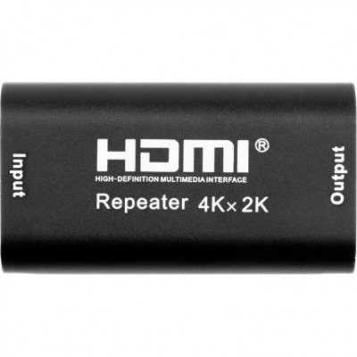 Ретранслятор POWERPLANT HDMI - HDMI 4K/30hz HDRE1 Black (CA912537) Ретранслятор POWERPLANT HDMI - HDMI 4K/30hz HDRE1 Black (CA912537)