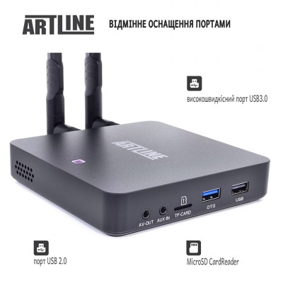Медіаплеєр ARTLINE TvBox KM6