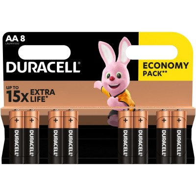 Батарейки DURACELL LR06 MN1500 алкалінові (81545410) 8 шт