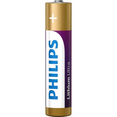 Батарейки PHILIPS Lithium Ultra AAA 4 шт (FR03LB4A/10) Батарейки PHILIPS Lithium Ultra AAA 4 шт (FR03LB4A/10)