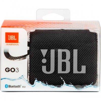 Портативна акустика JBL GO 3 Black (JBLGO3BLK)