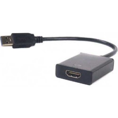 Перехідник POWERPLANT HDMI female - USB 3.0 M Перехідник POWERPLANT HDMI female - USB 3.0 M