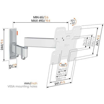 Кронштейн VOGELS TVM 3243 White Кронштейн VOGELS TVM 3243 White