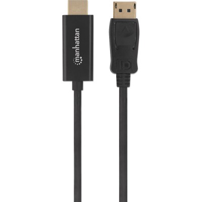 Кабель INTRACOM Manhattan DisplayPort M - HDMI M 1 м Black (153195) Кабель INTRACOM Manhattan DisplayPort M - HDMI M 1 м Black (153195)