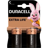Батарейки DURACELL С/LR14/MN1400 KPN 02*10 алкалінові (5006001) 2 шт