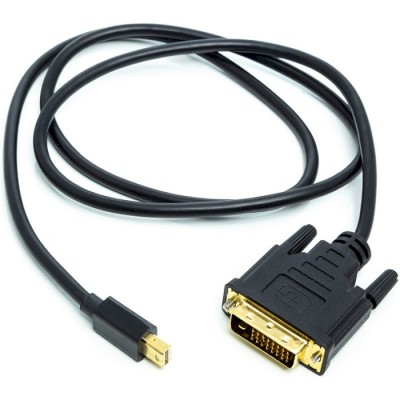 Кабель POWERPLANT mini DisplayPort (M) - DVI (M) 1 м (CA912148) Кабель POWERPLANT mini DisplayPort (M) - DVI (M) 1 м (CA912148)