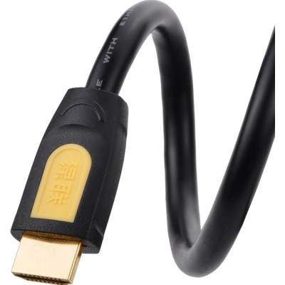 Кабель UGREEN HD101 HDMI M-M 5 м Black+Yellow (10167)