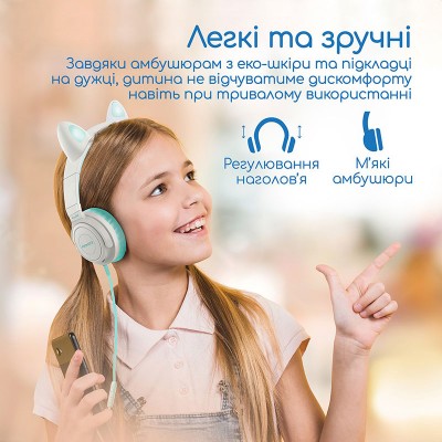 Гарнітура Promate Panda Aqua (panda.aqua)