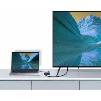 Перехідник UGREEN CM162 Type-CM - HDMI+VGA Adapter with PD Silver (UGR-50505) Перехідник UGREEN CM162 Type-CM - HDMI+VGA Adapter with PD Silver (UGR-50505)