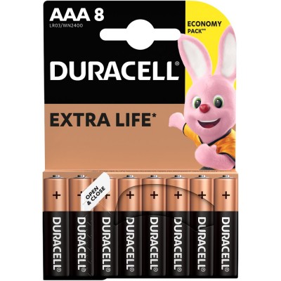 Батарейки DURACELL LR03 MN2400 алкалінові (81545429) 1x8 шт