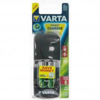 Зарядний пристрій VARTA Pocket Charger + 4AA 2100 mAh NI-MH (57642101451)