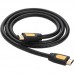 Кабель UGREEN HD101 HDMI Round Cable 3m Yellow/Black (UGR-10130)
