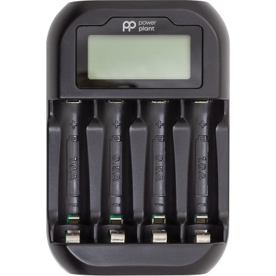 Зарядний пристрій POWER PLANT для акумуляторів AA AAA micro USB (PP-UN4)