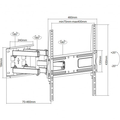 Кронштейн UNIBRACKET BZ 21-43 Кронштейн UNIBRACKET BZ 21-43