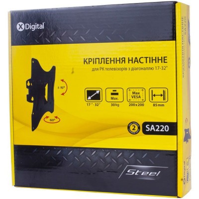 Кронштейн X-DIGITAL STEEL SA220 Black Кронштейн X-DIGITAL STEEL SA220 Black
