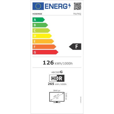 Телевізор HISENSE 75U7KQ